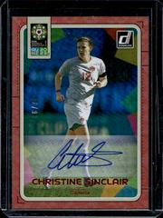 Christine Sinclair [Red Autograph] #203 Soccer Cards 2023 Donruss FIFA Women's World Cup Prices