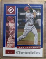 Paul Goldschmidt [Blue] #4 Baseball Cards 2021 Panini Chronicles Prices