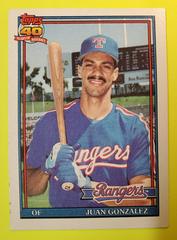 Juan Gonzalez #224 Baseball Cards 1991 Topps Tiffany Prices