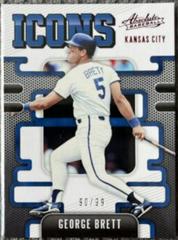 George Brett [Spectrum Red] Baseball Cards 2021 Panini Absolute Icons Prices