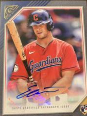 Ernie Clement #RA-EC Baseball Cards 2022 Topps Gallery Rookie Autographs Prices