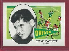 Steve Barnett Football Cards 1961 NU Card Prices