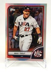Mike Trout [SP Variation] Baseball Cards 2023 Topps World Classic Prices