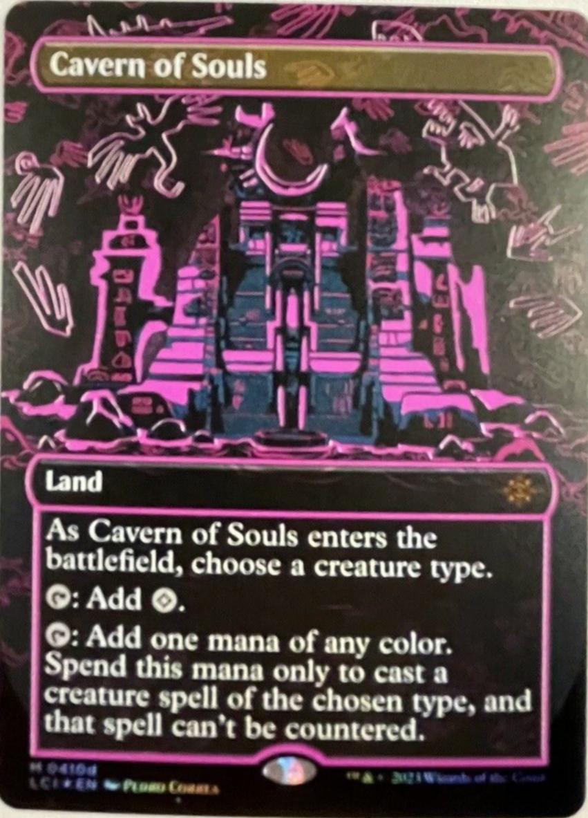 Cavern of Souls [Neon Ink] #410d Magic Lost Caverns of Ixalan