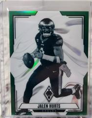Jalen Hurts [Green] #CON-9 Football Cards 2023 Panini Phoenix Contours Prices
