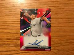 Albert Abreu [Red Refractor] #FA-AA Baseball Cards 2021 Topps Finest Autographs Prices
