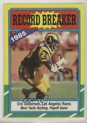 Eric Dickerson Football Cards 1986 Topps Prices