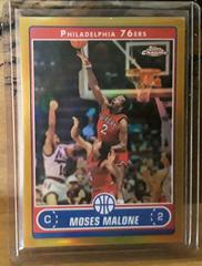 Moses Malone Refractor Basketball Cards 2006 Topps Chrome Prices