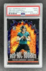 Trevor Lawrence [Purple Stars] Football Cards 2021 Panini Donruss Optic Red Hot Rookies Prices