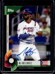 MJ Melendez [Autograph] #WBC-51 Baseball Cards 2023 Topps World Classic Stars Prices
