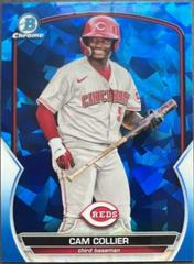 Cam Collier [Variation] #BCP-239 Baseball Cards 2023 Bowman Chrome Prospects Sapphire Prices