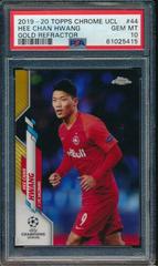 Hee chan Hwang [Gold Refractor] Soccer Cards 2019 Topps Chrome UEFA Champions League Prices