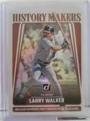 Larry Walker #HIM11 Baseball Cards 2023 Panini Donruss History Makers Prices