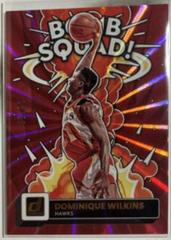 Dominique Wilkins [Red Blue Laser] Basketball Cards 2022 Panini Donruss Bomb Squad Prices