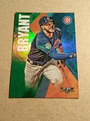 Kris Bryant [Green] #13 Baseball Cards 2019 Topps Fire Prices