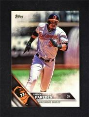 Jimmy Paredes #6 Baseball Cards 2016 Topps Prices