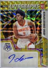 Josh Christopher [Gold] #RAM-JCH Basketball Cards 2021 Panini Mosaic Rookie Autographs Prices
