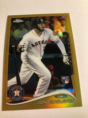 Jon Singleton [Gold Refractor] #MB-50 Baseball Cards 2014 Topps Chrome Update Prices