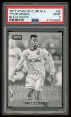Tyler Adams [Black & White] Soccer Cards 2018 Stadium Club MLS Prices