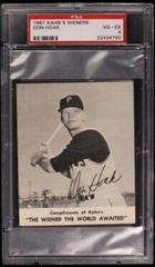 Don Hoak Baseball Cards 1961 Kahn's Wieners Prices