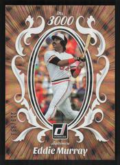 Eddie Murray #M3K-10 Baseball Cards 2023 Panini Donruss Mr. 3000 Prices