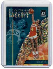 Spud Webb #7 Basketball Cards 2018 Panini Donruss Optic All Clear for Takeoff Prices