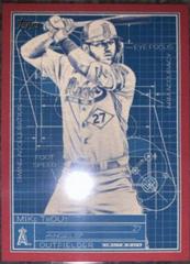 Mike Trout [Red] #SB-2 Baseball Cards 2024 Topps Superstar Blueprint Prices