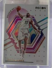 LeBron James [Purple] #1 Basketball Cards 2023 Panini Recon Rookie Review Prices