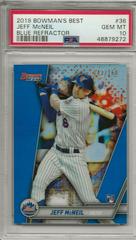 Jeff McNeil [Blue Refractor] #36 Baseball Cards 2019 Bowman's Best Prices