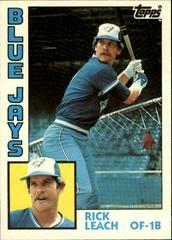 Rick Leach Baseball Cards 1984 Topps Traded Prices