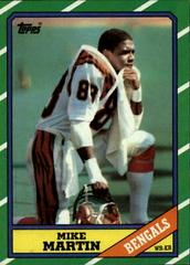 Mike Martin Football Cards 1986 Topps Prices