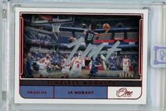 Ja Morant [Red] #TM-JAM Basketball Cards 2021 Panini One and One Timeless Moments Autographs Prices