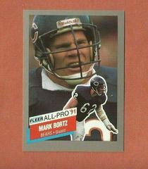 Mark Bortz Football Cards 1991 Fleer All Pro Prices