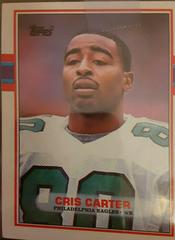 Cris Carter #121 Football Cards 1989 Topps Prices