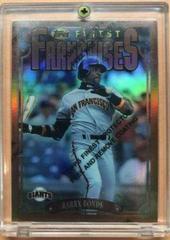 Barry Bonds [Refractor w/ Coating] #240 Baseball Cards 1996 Finest Prices