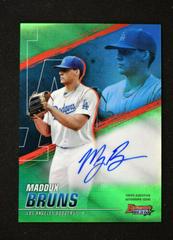 Maddux Bruns #B21-MB Baseball Cards 2021 Bowman’s Best of 2021 Autographs Prices