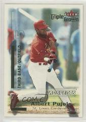 Albert Pujols Baseball Cards 2001 Fleer Triple Crown Prices