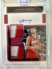 Alperen Sengun [Pink] Basketball Cards 2021 Panini One and One Rookie Dual Jersey Autographs Prices