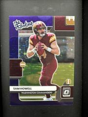 Sam Howell [Purple Stars] #TR-5 Football Cards 2022 Panini Donruss Optic The Rookies Prices