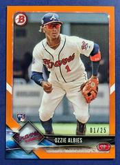 Ozzie Albies [Orange] Baseball Cards 2018 Bowman Prices