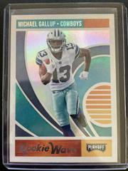 Michael Gallup #12 Football Cards 2018 Panini Playoff Rookie Wave Prices