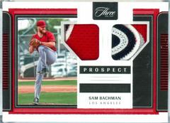 Sam Bachman [Red] #PDJ-SB Baseball Cards 2022 Panini Three and Two Prospect Dual Jerseys Prices