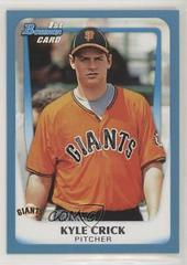 Kyle Crick [Chrome Blue Refractor] #BDPP24 Baseball Cards 2011 Bowman Draft Prospects Prices