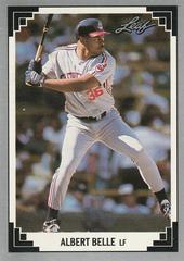 Albert Belle #239 Baseball Cards 1991 Leaf Prices