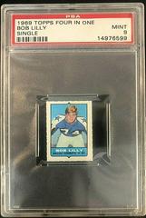 Bob Lilly Football Cards 1969 Topps Four in One Single Prices