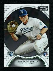 Anthony Rizzo [Rookie] #20 Baseball Cards 2011 Bowman Sterling Prices