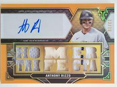 Anthony Rizzo [Amethyst] #TTAR-AR1 Baseball Cards 2022 Topps Triple Threads Autograph Relic Prices