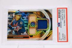 Pete Alonso [Orange] #TR-PA Baseball Cards 2023 Topps Tribute Triple Relics Prices
