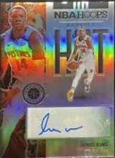 Louis King Basketball Cards 2019 Panini Hoops Hot Signatures Prices