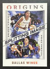 Satou Sabally, Natasha Howard #15 Basketball Cards 2023 Panini Origins WNBA Splitting Image Prices